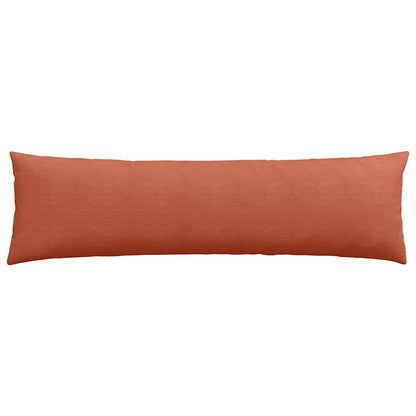 Sofa Kussens 2 pcs Rood-oranje 145 x 40 cm Katoen Stof