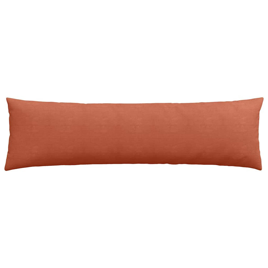 Sofa Kussens 2 pcs Rood-oranje 145 x 40 cm Katoen Stof