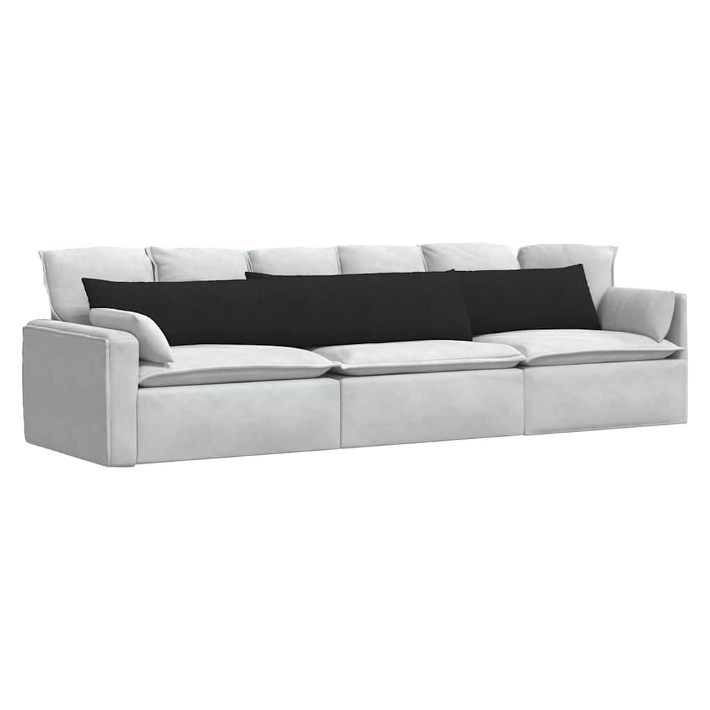 Sofa Kussens Zwart Stof