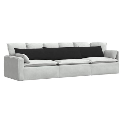 Sofa Kussens Zwart Stof
