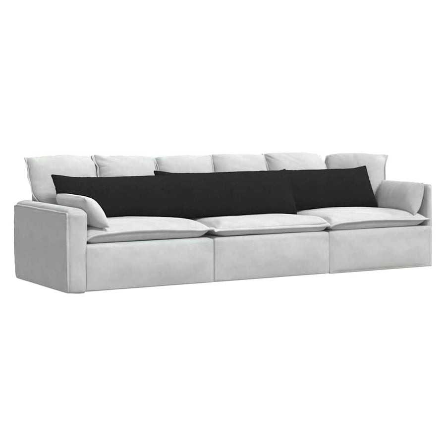 Sofa Kussens Zwart Stof