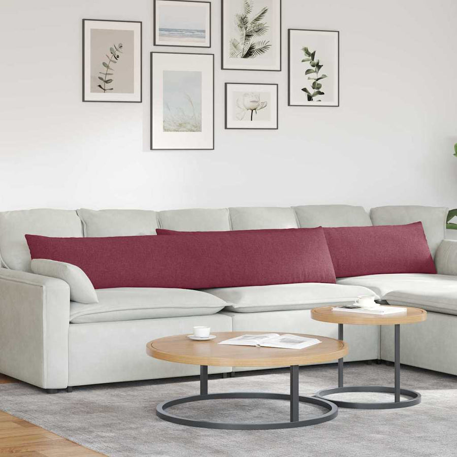Sofa Kussens Wijnrood Stof