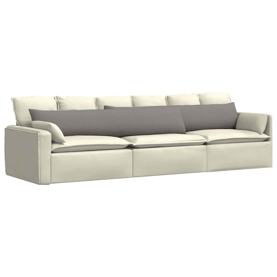 Sofa Kussens Taupe Stof
