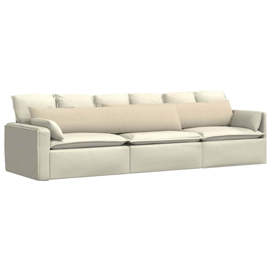 Sofa Kussens Crème Stof