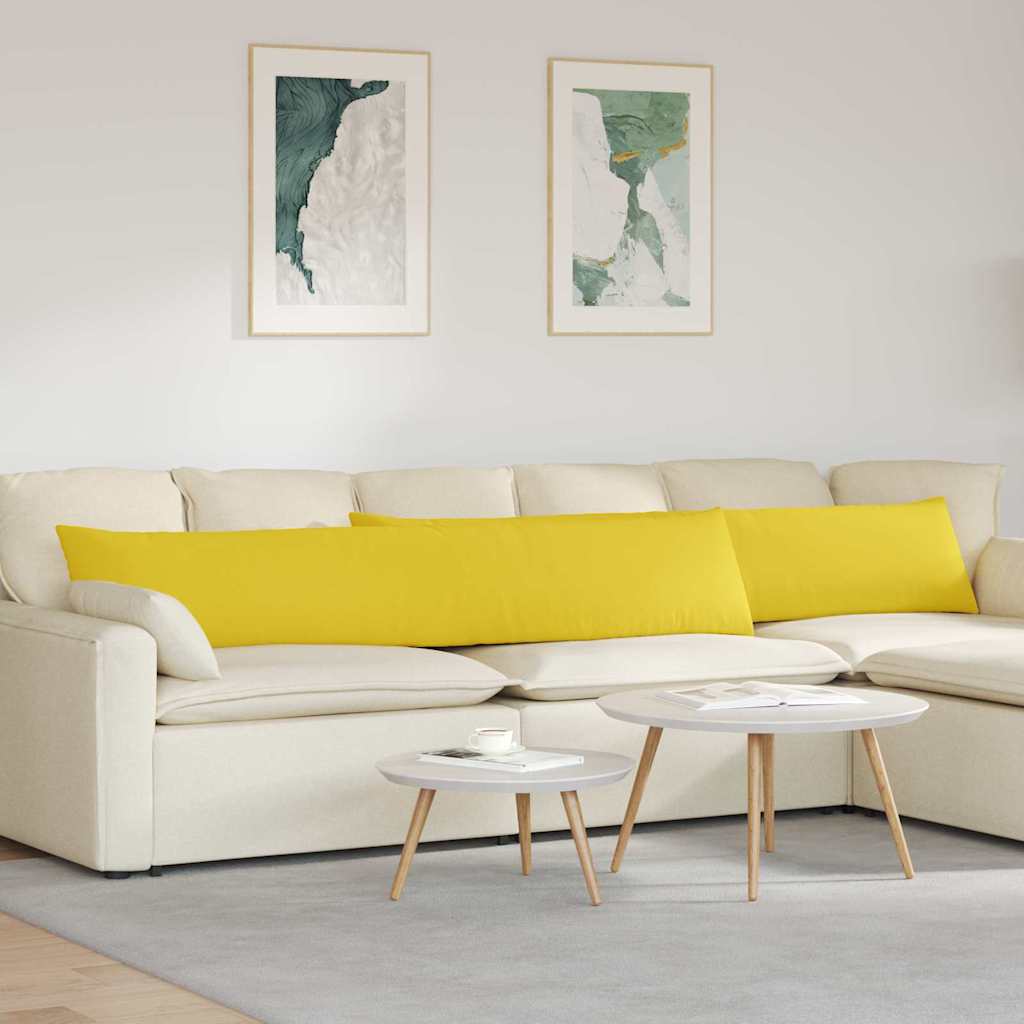 Sofa Kussens Lichtgeel Stof