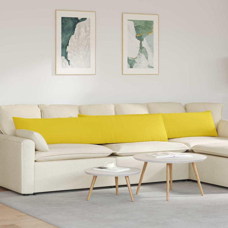 Sofa Kussens Lichtgeel Stof