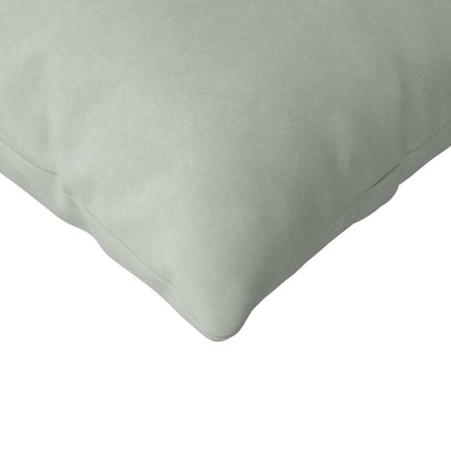 Sofa Kussens 2 pcs Lichtgrijs 200 x 40 cm Katoen Stof