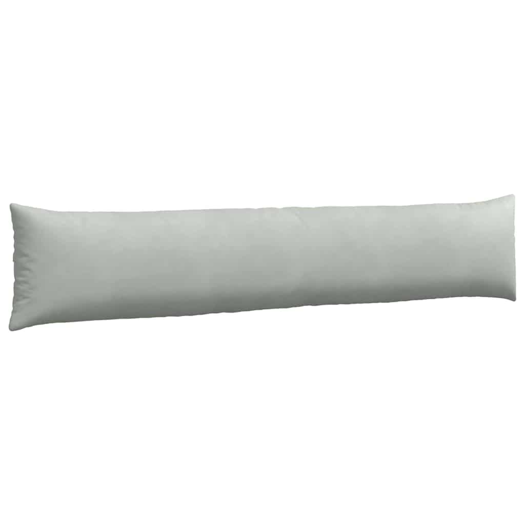 Sofa Kussens 2 pcs Lichtgrijs 200 x 40 cm Katoen Stof