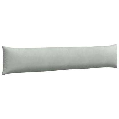 Sofa Kussens 2 pcs Lichtgrijs 200 x 40 cm Katoen Stof