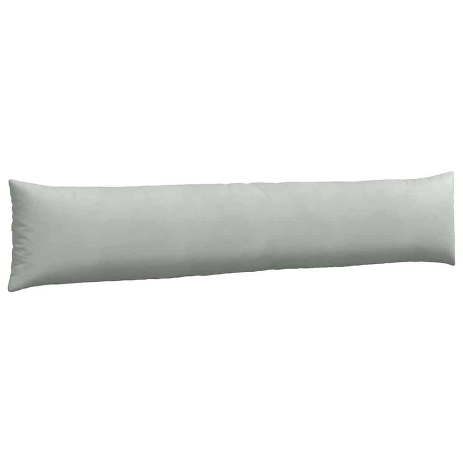 Sofa Kussens 2 pcs Lichtgrijs 200 x 40 cm Katoen Stof