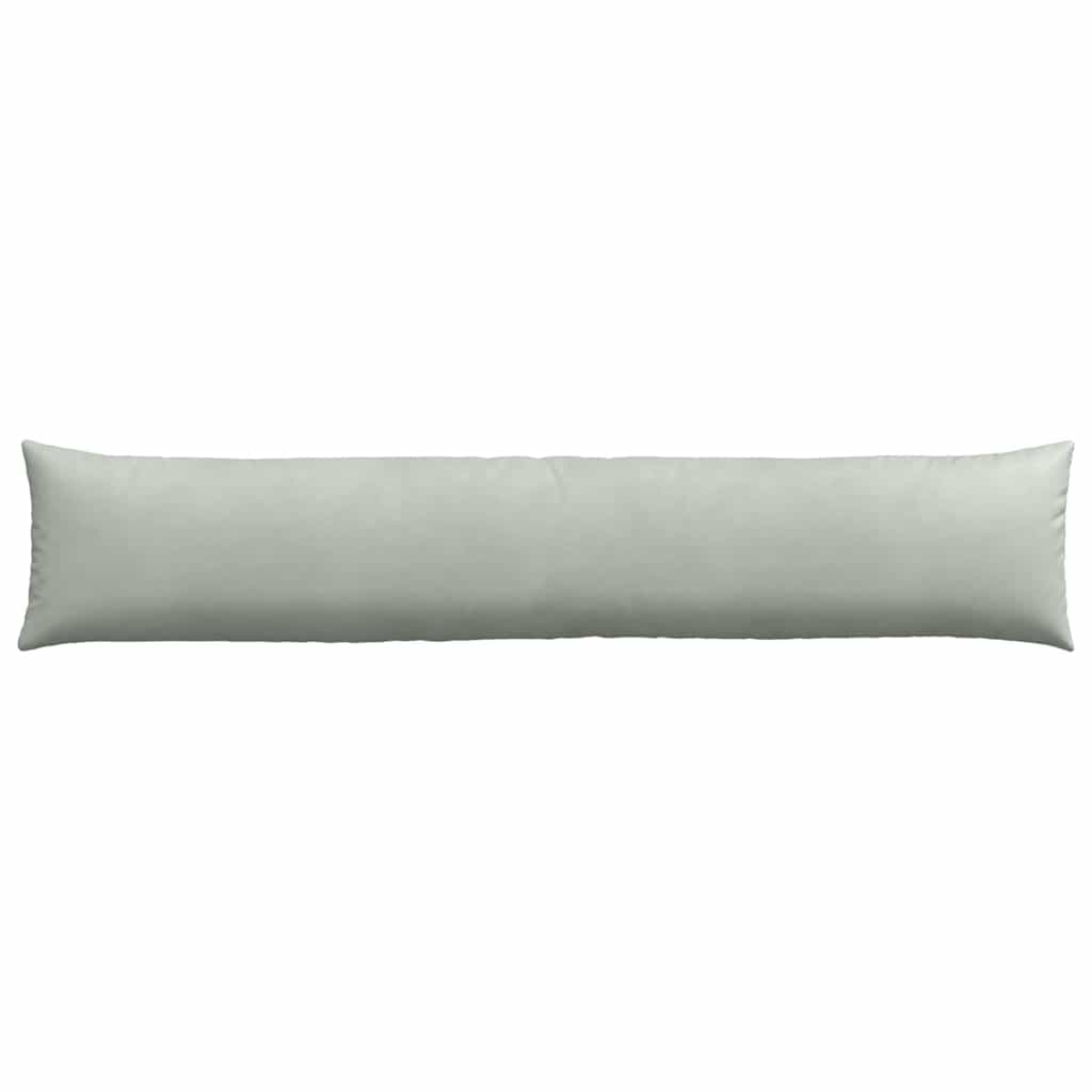 Sofa Kussens 2 pcs Lichtgrijs 200 x 40 cm Katoen Stof
