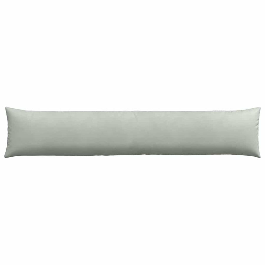 Sofa Kussens 2 pcs Lichtgrijs 200 x 40 cm Katoen Stof
