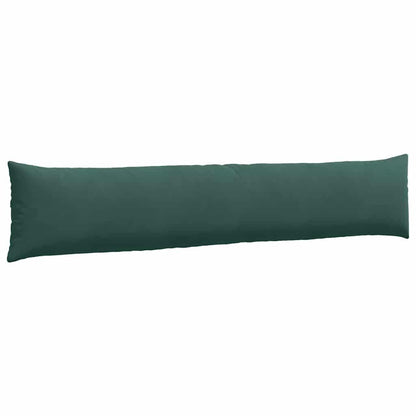 Sofa Kussens 2 pcs Donkergroen 200 x 40 cm Katoen Stof