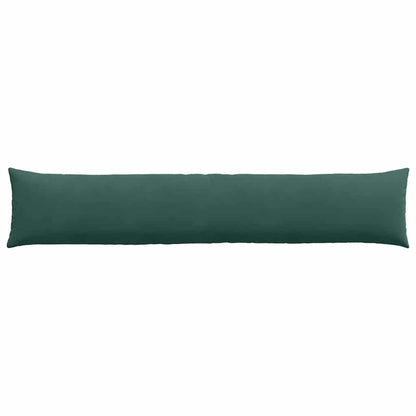 Sofa Kussens 2 pcs Donkergroen 200 x 40 cm Katoen Stof
