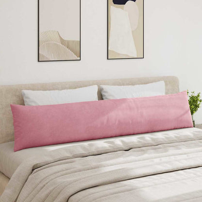 Sofa Kussens 2 pcs Roze 200 x 40 cm Katoen Stof