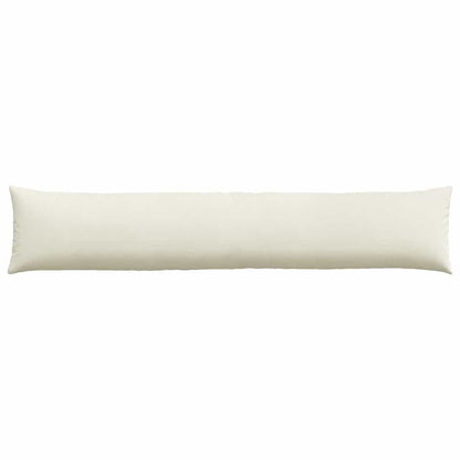 Sofa Kussens 2 pcs Crème 200 x 40 cm Katoen Stof