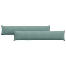 Sofa Kussens 2 pcs Zeegroen 200 x 40 cm Katoen Stof