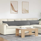 Sofa Cushions 2 pcs Dark Grey 200 x 40 cm Fabric