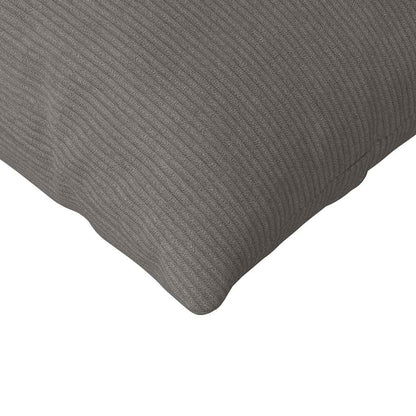 Sofa Kussens 2 pcs Lichtgrijs 200 x 40 cm Katoen Stof
