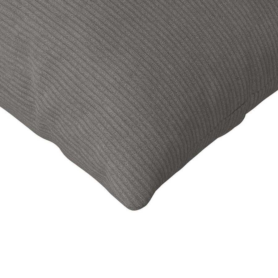 Sofa Kussens 2 pcs Lichtgrijs 200 x 40 cm Katoen Stof