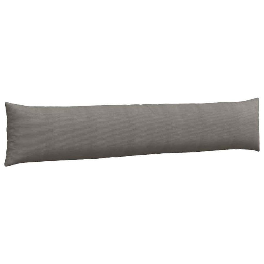 Sofa Kussens 2 pcs Lichtgrijs 200 x 40 cm Katoen Stof