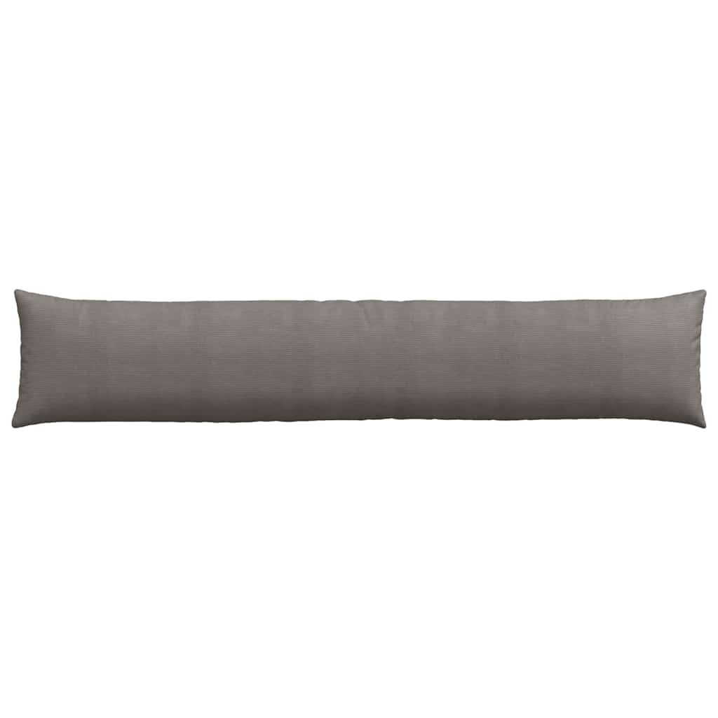 Sofa Kussens 2 pcs Lichtgrijs 200 x 40 cm Katoen Stof