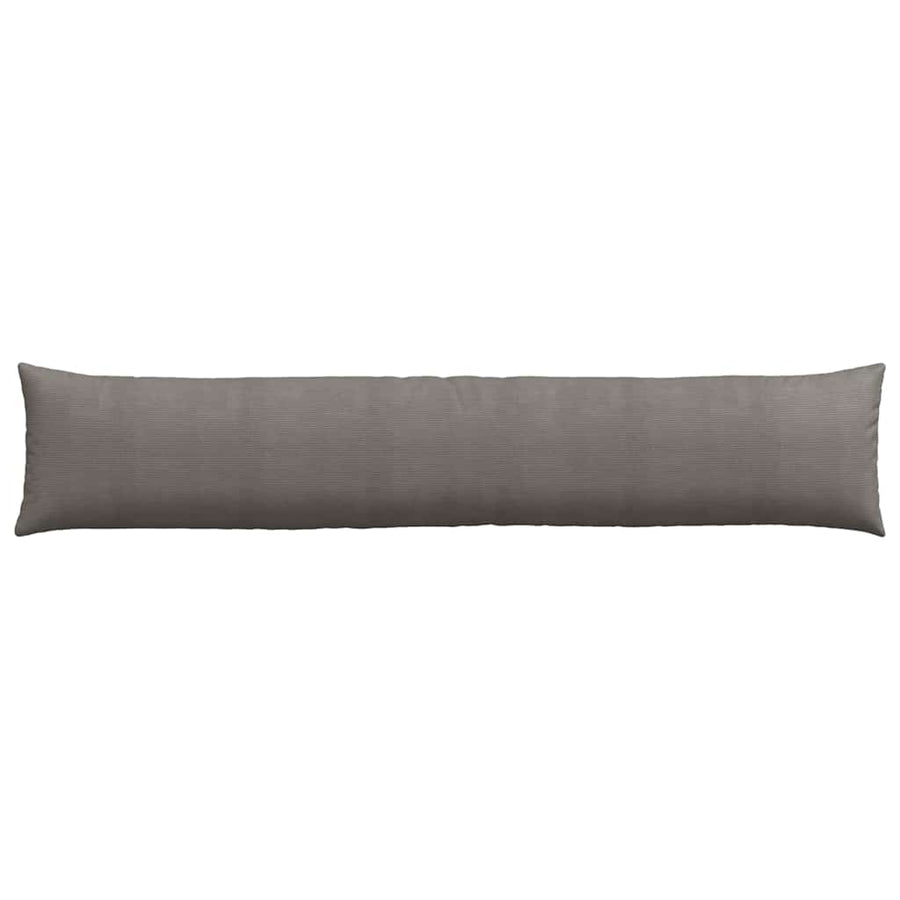 Sofa Kussens 2 pcs Lichtgrijs 200 x 40 cm Katoen Stof