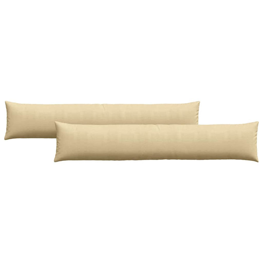 Sofa Kussens 2 pcs Grijs groen 200 x 40 cm Katoen Stof