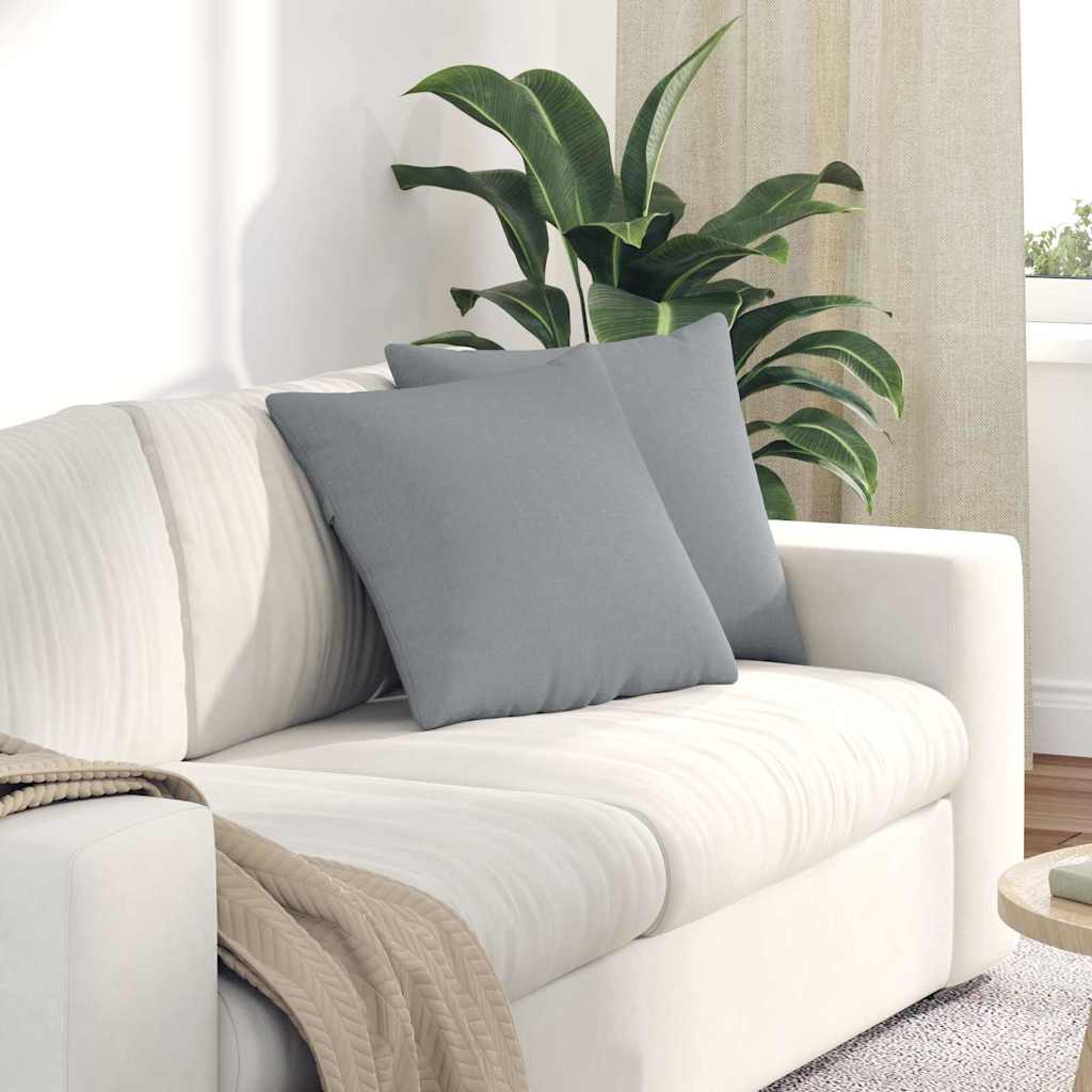 Sofa Kussens Lichtgrijs Stof