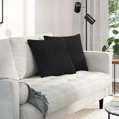 Sofa Kussens Zwart Stof