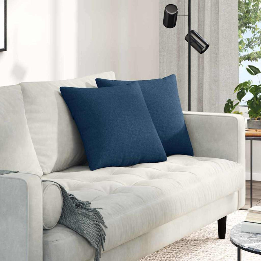 Sofa Kussens Blauw Stof