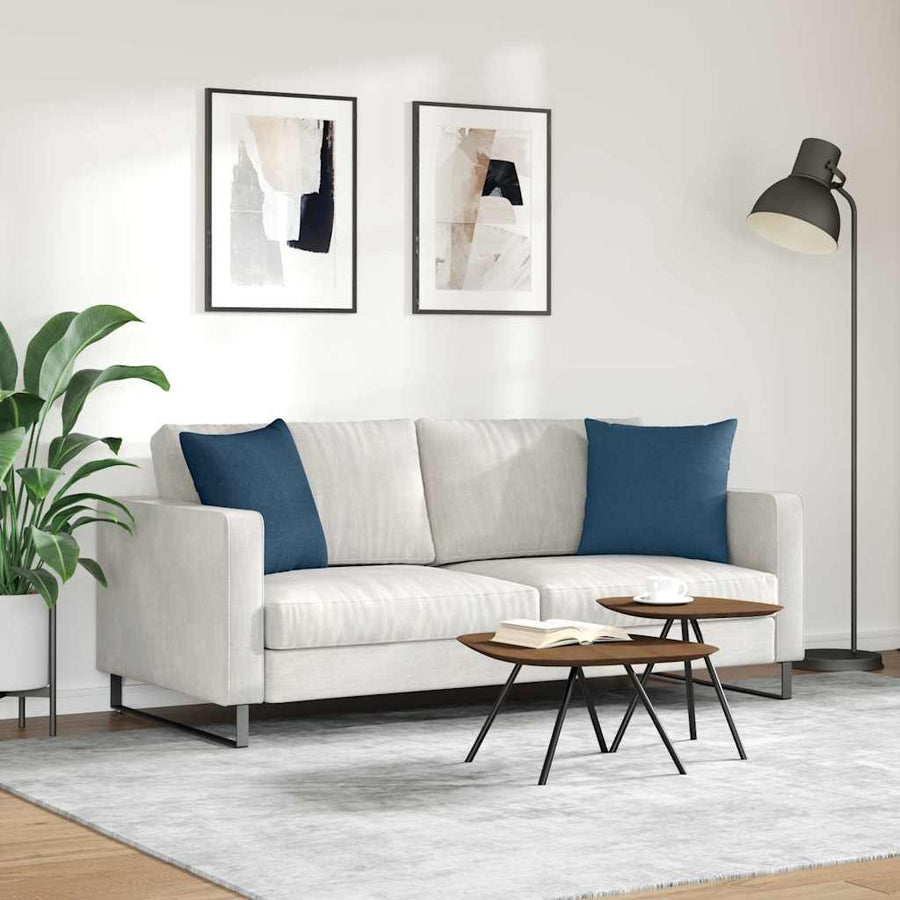 Sofa Kussens Blauw Stof