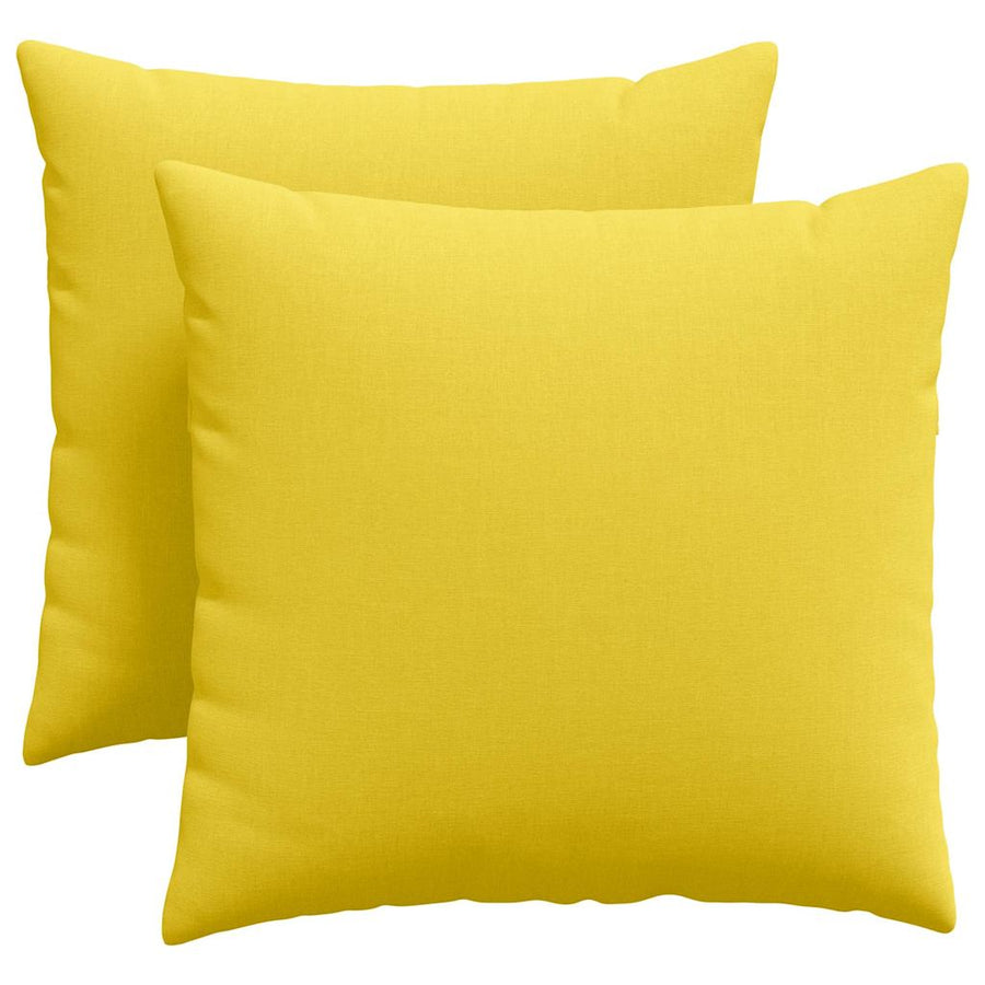 Sofa Kussens Lichtgeel Stof