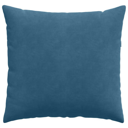 Sofa Kussens 2 pcs Blauw 45 x 45 cm Katoen Stof