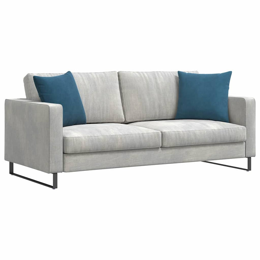 Sofa Kussens 2 pcs Blauw 45 x 45 cm Katoen Stof