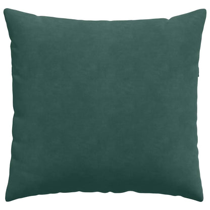 Sofa Kussens 2 pcs Donkergroen 45 x 45 cm Katoen Stof