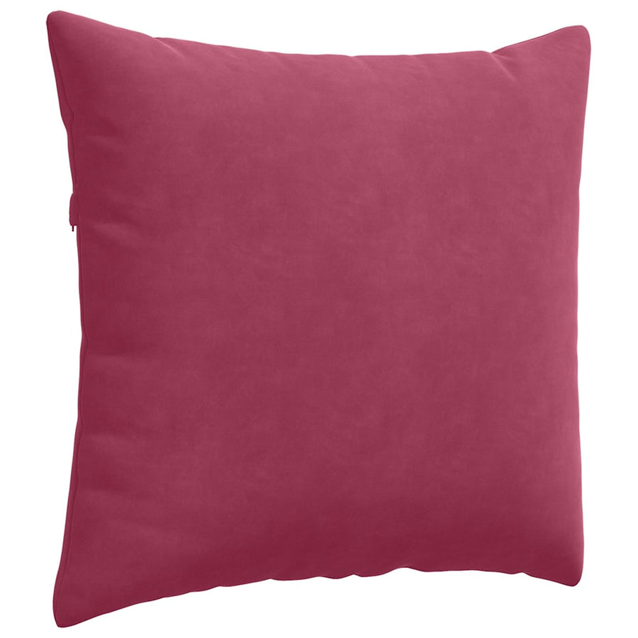 Sofa Kussens 2 pcs Wijnrood 45 x 45 cm Katoen Stof