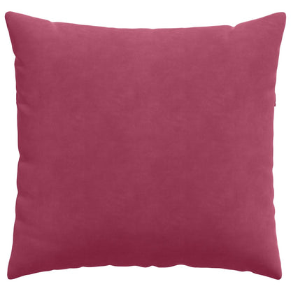 Sofa Kussens 2 pcs Wijnrood 45 x 45 cm Katoen Stof