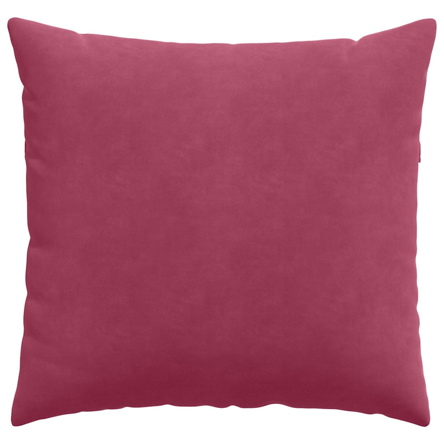 Sofa Kussens 2 pcs Wijnrood 45 x 45 cm Katoen Stof