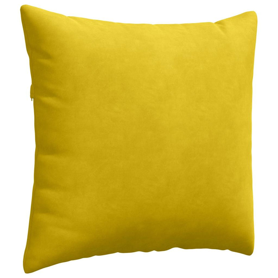 Sofa Kussens 2 pcs Geel 45 x 45 cm Katoen Stof
