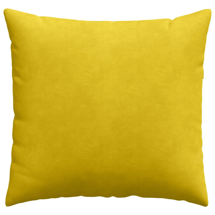 Sofa Kussens 2 pcs Geel 45 x 45 cm Katoen Stof