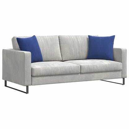 Sofa Kussens 2 pcs Politieblauw 45 x 45 cm Katoen Stof