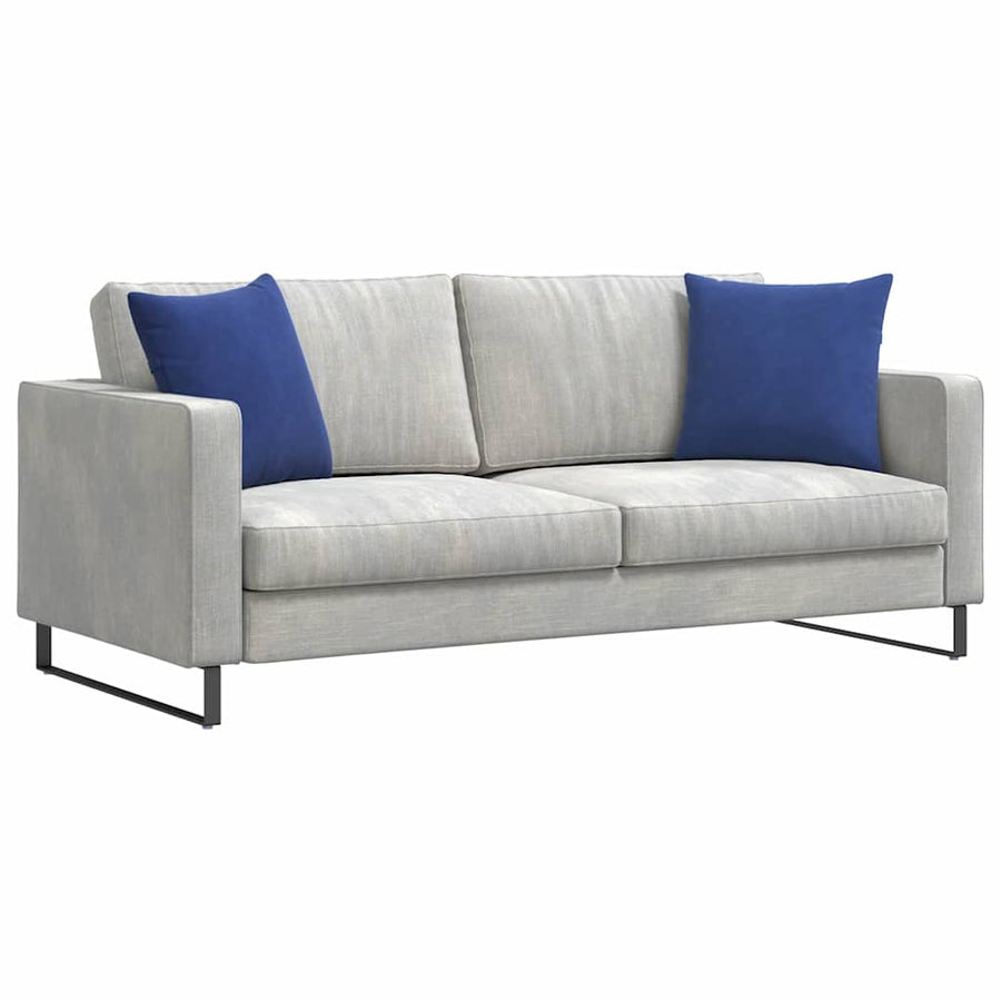 Sofa Kussens 2 pcs Politieblauw 45 x 45 cm Katoen Stof