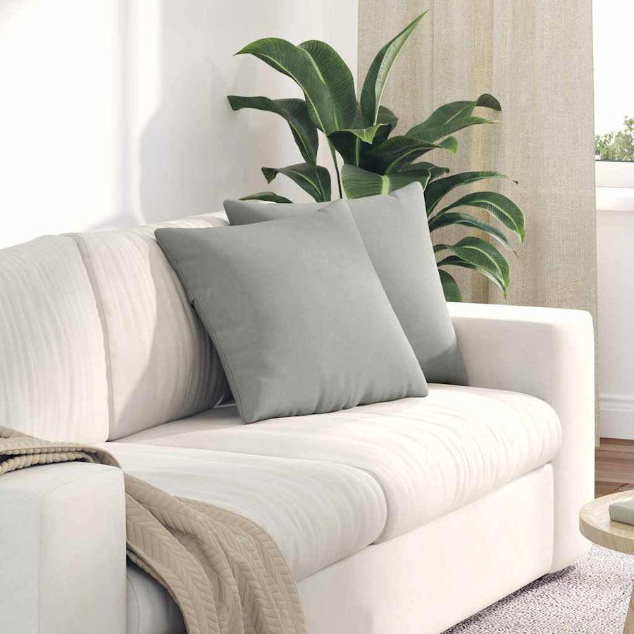 Sofa kussens Lichtgrijs Stof