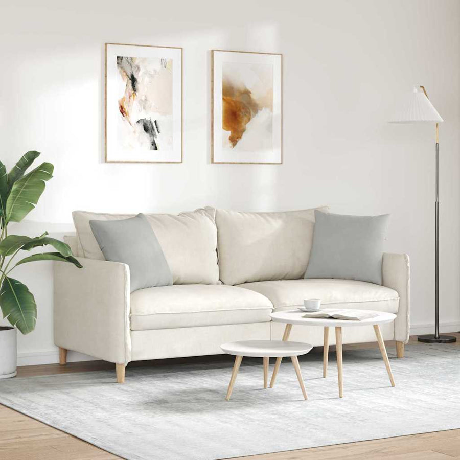 Sofa kussens Lichtgrijs Stof