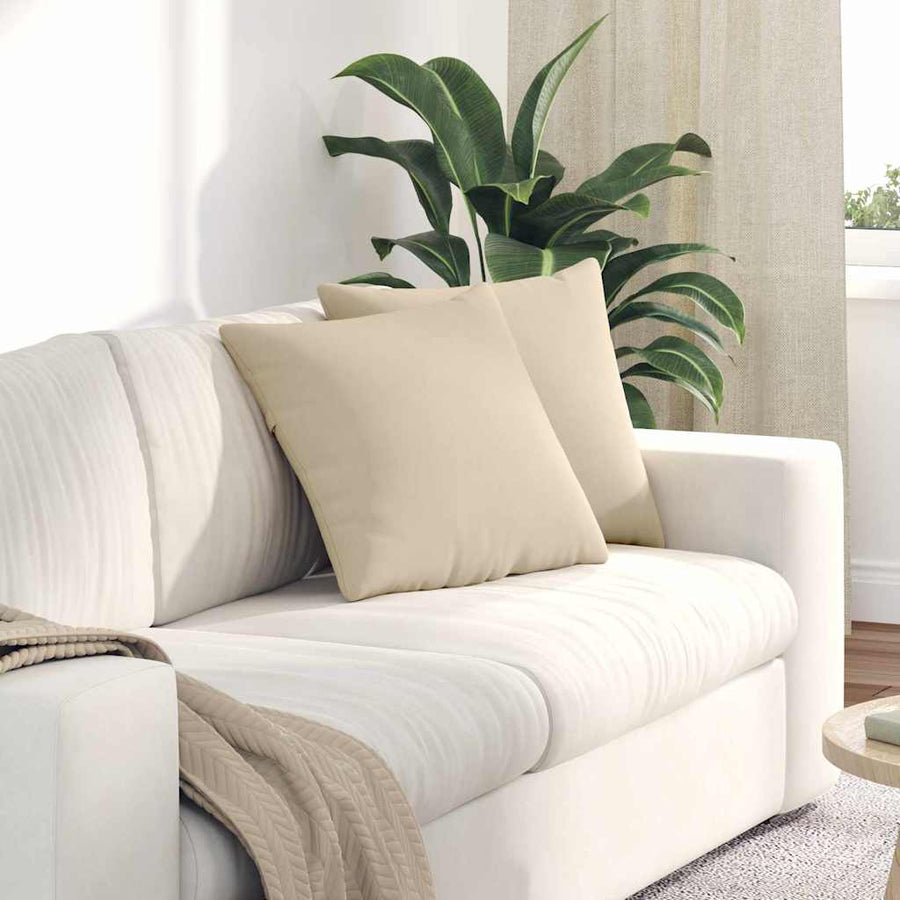 Sofa kussens Crème Stof