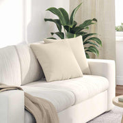 Sofa Kussens 2 stuks Beige 45 x 45 cm Stof