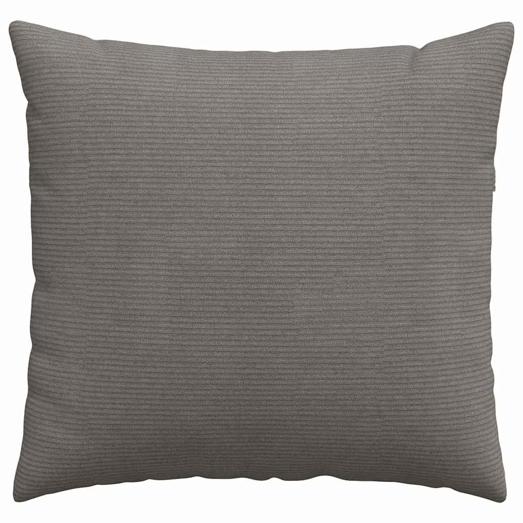 Sofa Kussens 2 pcs Lichtgrijs 45 x 45 cm Katoen Stof