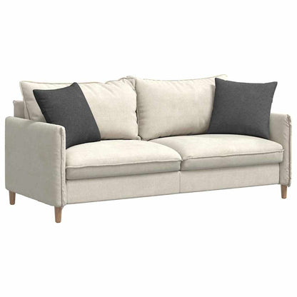 Sofa Kussens 2 pcs Donkergrijs 45 x 45 cm Katoen Stof