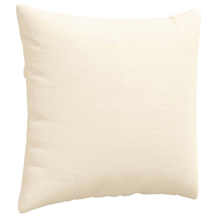 Sofa Kussens 2 pcs Crème 45 x 45 cm Katoen Stof